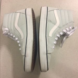 Mint Vans Hi size 8.5 women’s